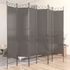 6-Panel Room Divider Anthracite 94.5"x78.7" Fabric