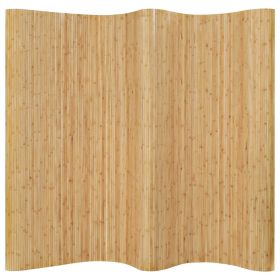 Room Divider Bamboo 98.4"x65" Natural