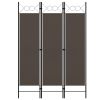 3-Panel Room Divider Anthracite 47.2"x70.9"