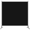 1-Panel Room Divider Black 68.9"x70.9"