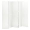 5-Panel Room Divider White 78.7"x70.9" Steel