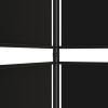 3-Panel Room Divider Black 59.1"x78.7" Fabric