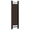 5-Panel Room Divider Brown 78.7"x70.9"