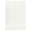 3-Panel Room Divider White 47.2"x70.9" Steel