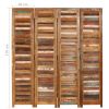 Room Divider Solid Reclaimed Wood 66.9"