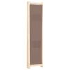 5-Panel Room Divider Brown 78.7"x66.9"x1.6" Fabric