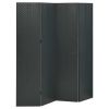 4-Panel Room Dividers 2 pcs Anthracite 63"x70.9" Steel