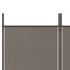 6-Panel Room Divider Anthracite 118.1"x86.6" Fabric