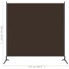 1-Panel Room Divider Brown 68.9"x70.9"