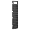 4-Panel Room Divider/Trellis Solid Fir Wood Black 63.4"x70.9"