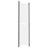 3-Panel Room Divider White 59.1"x70.9" Fabric