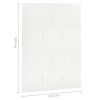 3-Panel Room Divider White 47.2"x70.9" Steel