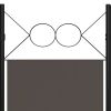 3-Panel Room Divider Anthracite 47.2"x70.9"