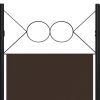 5-Panel Room Divider Brown 78.7"x70.9"