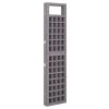 5-Panel Room Divider/Trellis Solid Fir Wood Gray 79.3"x70.9"