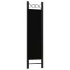 3-Panel Room Divider Black 47.2"x70.9"