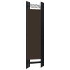 6-Panel Room Divider Brown 94.5"x70.9"