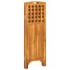 3-Panel Room Divider 47.6"x0.8"x47.2" Solid Acacia Wood