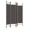 4-Panel Room Divider Anthracite 63"x70.9"