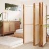 6-Panel Room Divider Cream White 165.4"x70.9"