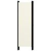 4-Panel Room Divider Cream White 78.7"x70.9"