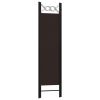 3-Panel Room Divider Brown 47.2"x70.9"