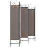 6-Panel Room Divider Anthracite 94.5"x78.7" Fabric