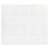 5-Panel Room Divider White 78.7"x70.9" Steel