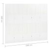 5-Panel Room Divider White 78.7"x70.9" Steel