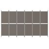 6-Panel Room Divider Anthracite 118.1"x86.6" Fabric