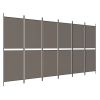 6-Panel Room Divider Anthracite 118.1"x86.6" Fabric