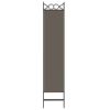 5-Panel Room Divider Anthracite 78.7"x78.7" Fabric