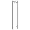 3-Panel Room Divider White 47.2"x78.7" Fabric