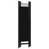 6-Panel Room Divider Black 94.5"x70.9"