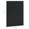 3-Panel Room Divider Black 47.2"x70.9" Steel