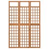 3-Panel Room Divider/Trellis Solid Fir Wood 47.6"x71.1"