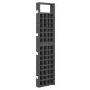 5-Panel Room Divider/Trellis Solid Fir Wood Black 79.3"x70.9"