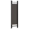 4-Panel Room Divider Anthracite 63"x70.9"