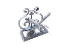 Rustic Silver Cast Iron Fork and Spoon Kitchen Napkin Holder 5""