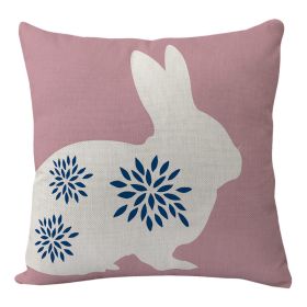 Pillow Cover Linen Digital Printing Cushion (Option: Ym13 29-45x45cm)