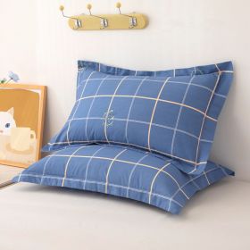 One Pair Of Pure Cotton Pillowcases For Single Person (Option: Like a flowing year-40cmX60cm)