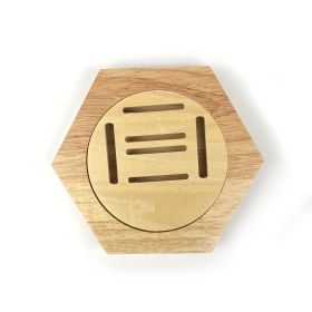 Drop-shaped Stitching Medal Stand Puzzle (Option: Hexagon)