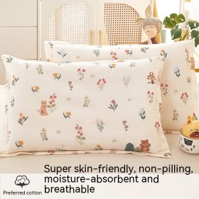 Cotton Children's Pillow Set For Sleep (Option: Xiancao Rabbit-30x50cm per piece)