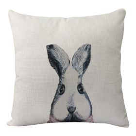 Pillow Cover Linen Digital Printing Cushion (Option: Ym13 8-45x45cm)