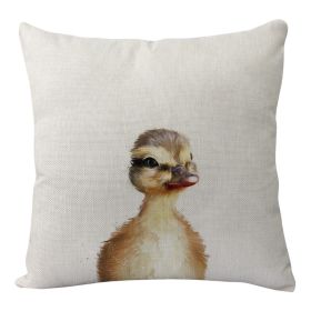 Pillow Cover Linen Digital Printing Cushion (Option: Ym13 34-45x45cm)