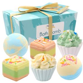 Cake Essential Oil BathSpecial Bath Salt Suit (Option: Green Cake Suit)