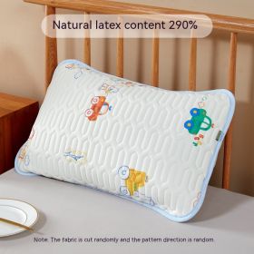 Latex Ice Silk Children's Cushion Pillow Cover (Option: Super Racing Team-40cmX60cm)