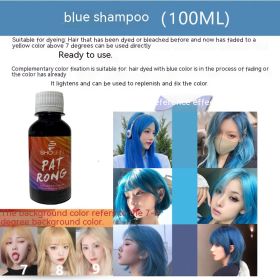 Blue Hair Care Shampoo (Option: 100ML-Blue)