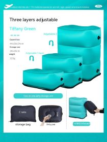 Portable Travel Pillow Sleeping On The Stomach (Option: Tiffany Green)