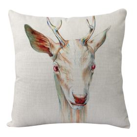 Pillow Cover Linen Digital Printing Cushion (Option: Ym13 28-45x45cm)